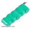 Pololu 2253 - Rechargeable NiMH Battery Pack: 6.0 V, 200 mAh, 5x1 1/3-AAA Cells, JR Connector