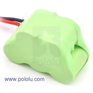 Pololu 2254 - Rechargeable NiMH Battery Pack: 6.0 V, 200 mAh, 3+2 1/3-AAA Cells, JR Connector