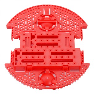 Romi Chassis Base Plate - Romi chassis base (red)