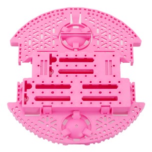 Romi Chassis Base Plate - Romi chassis base (pink)