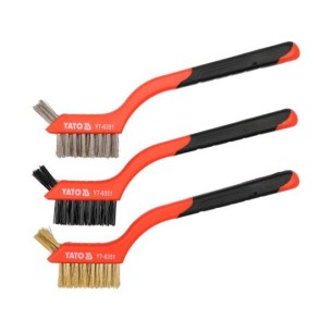 Set of 3 wire brushes - Yato YT-6351