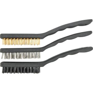 Set of 3 wire brushes - Vorel 06963