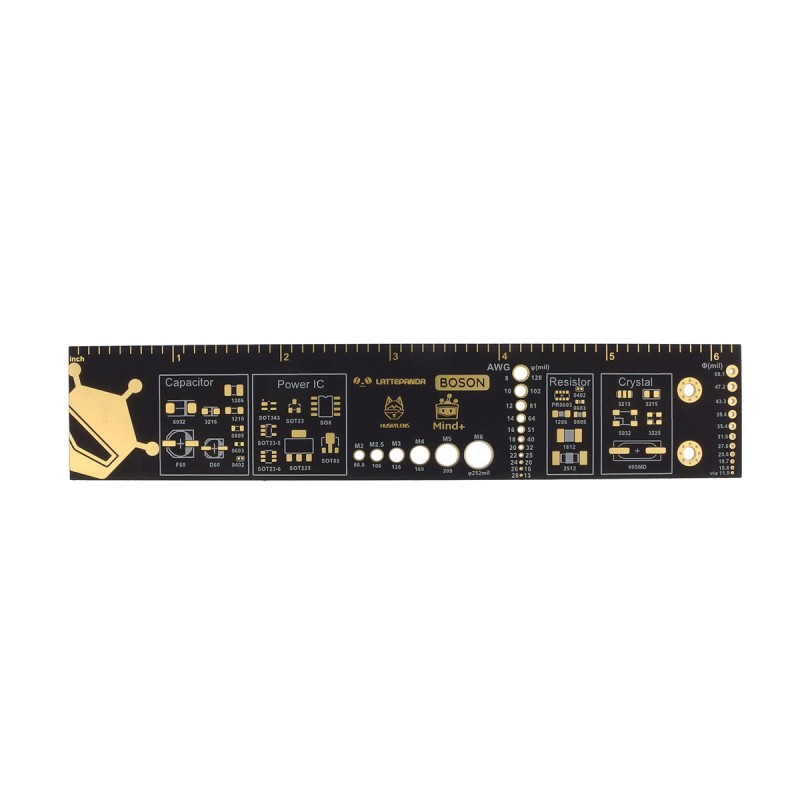 PCB Engineering Ruler - 16 cm PCB ruler - Kamami on-line store
