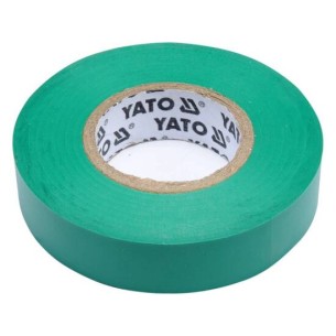 Electrical insulating tape 15mmx20mx0.13mm green - Yato YT-81595