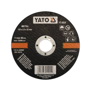 Metal cutting disc 125x2.5x22mm - Yato YT-5924