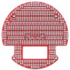 3pi Expansion Kit - Pololu 3pi robot expansion kit (PCB with cutouts) - red