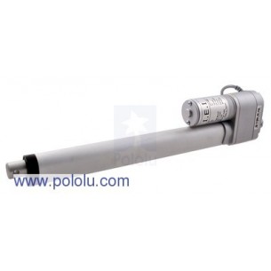 Pololu 2311 - Concentric LACT10P-12V-20 Linear Actuator with Feedback: 10" Stroke, 12V, 0.5"/s