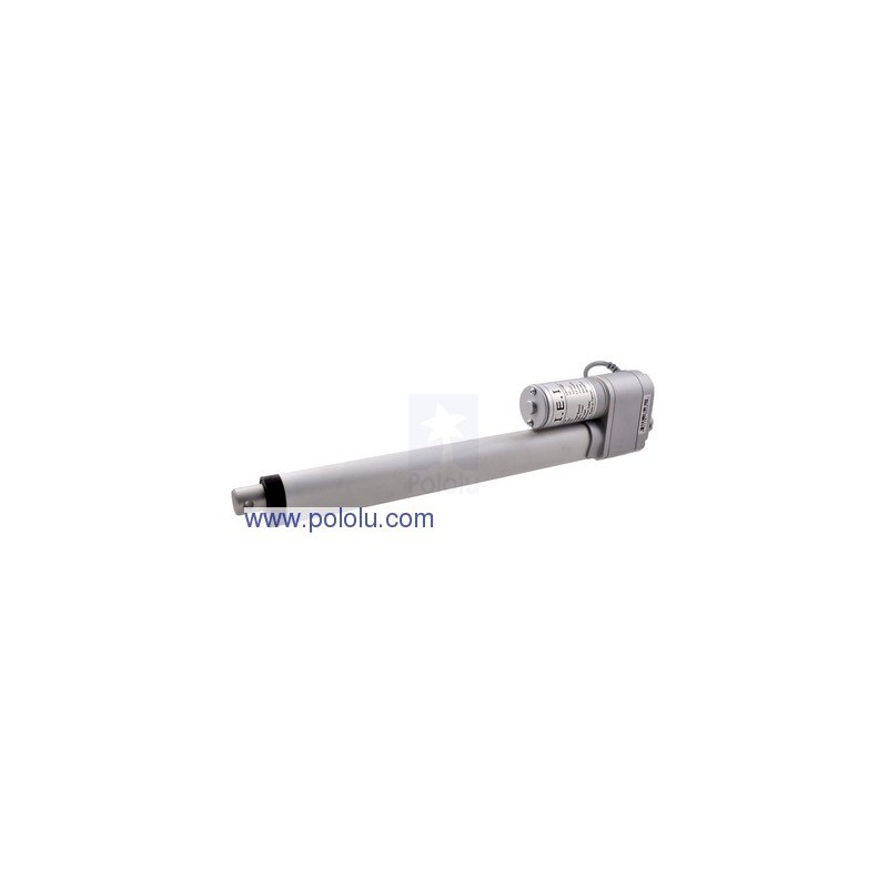 Pololu 2311 - Concentric LACT10P-12V-20 Linear Actuator with Feedback: 10" Stroke, 12V, 0.5"/s