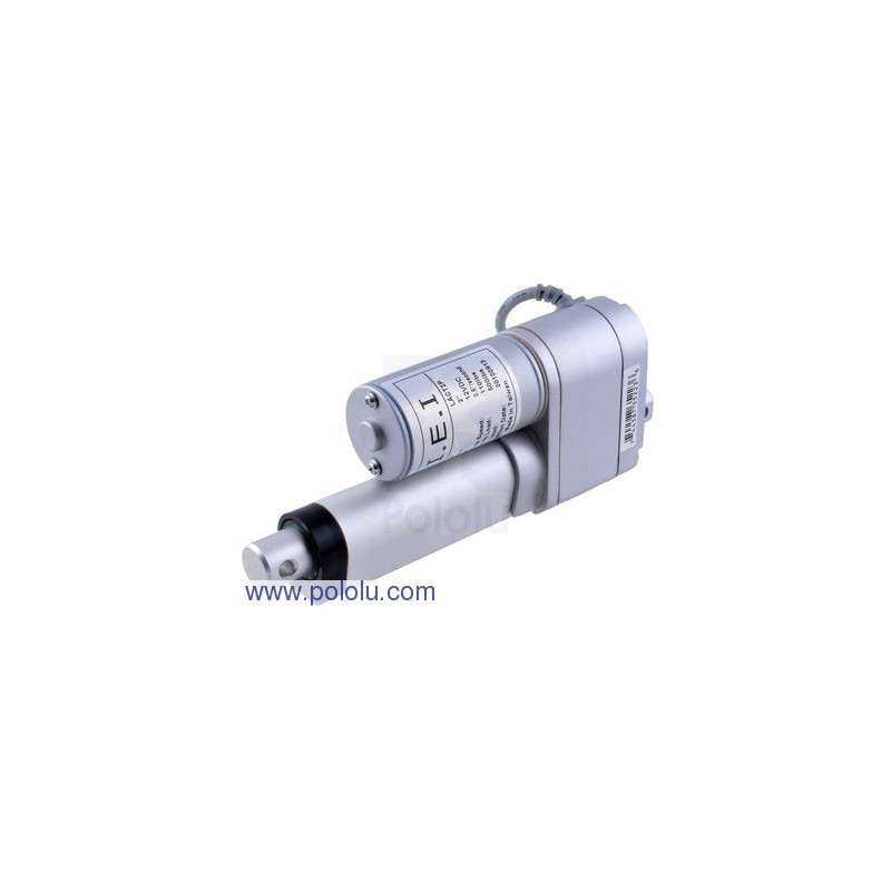 Pololu 2303 - Concentric LACT2P-12V-20 Linear Actuator with Feedback: 2" Stroke, 12V, 0.5"/s
