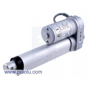 Pololu 2304 - Concentric LACT4-12V-20 Linear Actuator: 4" Stroke, 12V, 0.5"/s