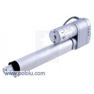 Pololu 2307 - Concentric LACT6P-12V-20 Linear Actuator with Feedback: 6" Stroke, 12V, 0.5"/s
