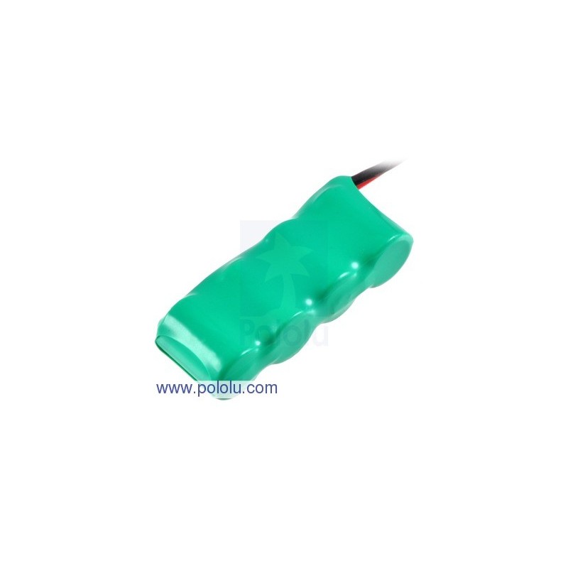 Pololu 2251 - Rechargeable NiMH Battery Pack: 4.8 V, 200 mAh, 4x1 1/3-AAA Cells, JR Connector