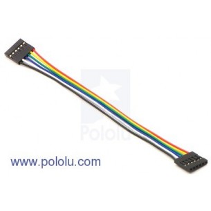 Pololu 1238 - 6x1 F-F 6" Cable for ShiftBrites and ShiftBars