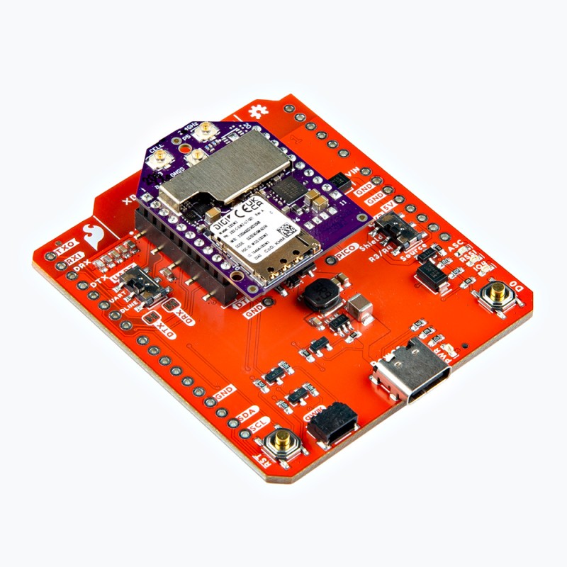 Qwiic Digi XBee Arduino Shield - Digi XBee base board for Arduino ...