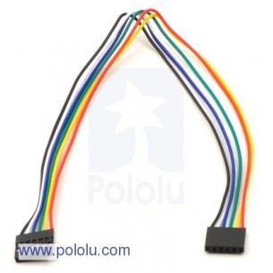 Pololu 1239 - 6x1 F-F 12" Cable for ShiftBrites and ShiftBars