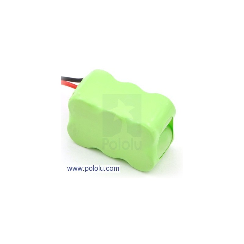 Pololu 2255 - Rechargeable NiMH Battery Pack: 7.2 V, 200 mAh, 3x2 1/3-AAA Cells, JR Connector