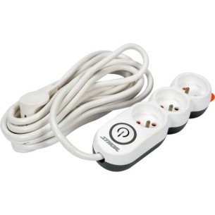 Power strip 3 sockets with switch 5m - Sthor 72352