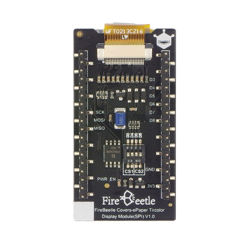 FireBeetle Covers ePaper - module with a 3-color ePaper display for ...