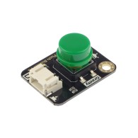 Gravity: Digital Push Button - przycisk z LED (zielony)