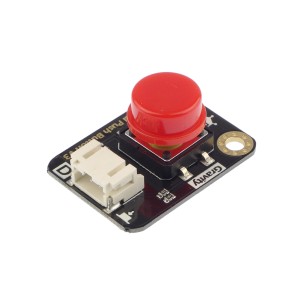 Gravity: Digital Push Button - przycisk z LED (czerwony)