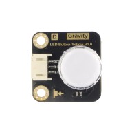 Gravity: LED Button - module with a button and LED backlight (yellow)
