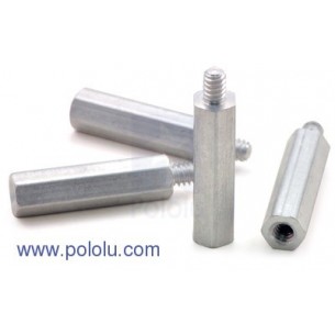 Pololu 1949 - Aluminum Standoff: 3/4" Length, 4-40 Thread, M-F (4-Pack)