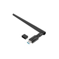 USB ADAPTER WIRELESS NETWORK CARD LANBERG NC-1200-WIE AC1200 DUAL BAND 1X INTERNAL + 1X EXTERNAL ANT