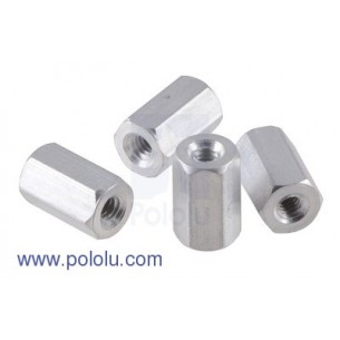 Pololu 2083 - Aluminum Standoff: 5/16" Length, 2-56 Thread, F-F (4-Pack)