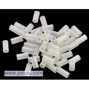 Pololu 1973 - Nylon Spacer: 8mm Length, 4mm OD, 2.7mm ID (50-Pack)