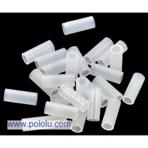Pololu 1974 - Nylon Spacer: 10mm Length, 4mm OD, 2.7mm ID (25-Pack)