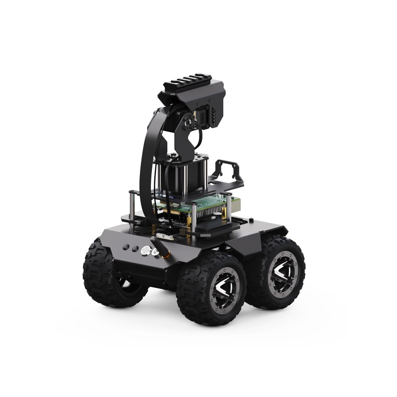 RaspRover PT PI4B AI Kit Acce mobile robot with rotating tower and ...