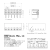 15EDGRC-3.81-2P-Male terminal block, angled, 2-pin, pitch 3.81 mm - 10 pcs.