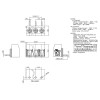 126R-5.0-02P14-00A(H) - spring terminal connector 2pin 5.00mm - 10 pcs.