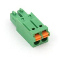 2EDGKN-3.81-2P - 2pin female spring terminal block, pitch 3.81mm - 5 pcs.