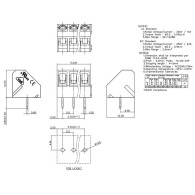 330-5.0-02P-12-00A(H) - 2pin 5.0mm mounting strip - 10 pcs.