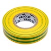 Electrical insulation tape 15mm x 20m x 0,13mm yellow-green - Yato YT-81593