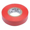 Electrical insulation tape 15mm x 20m x 0,13mm red - Yato YT-81592