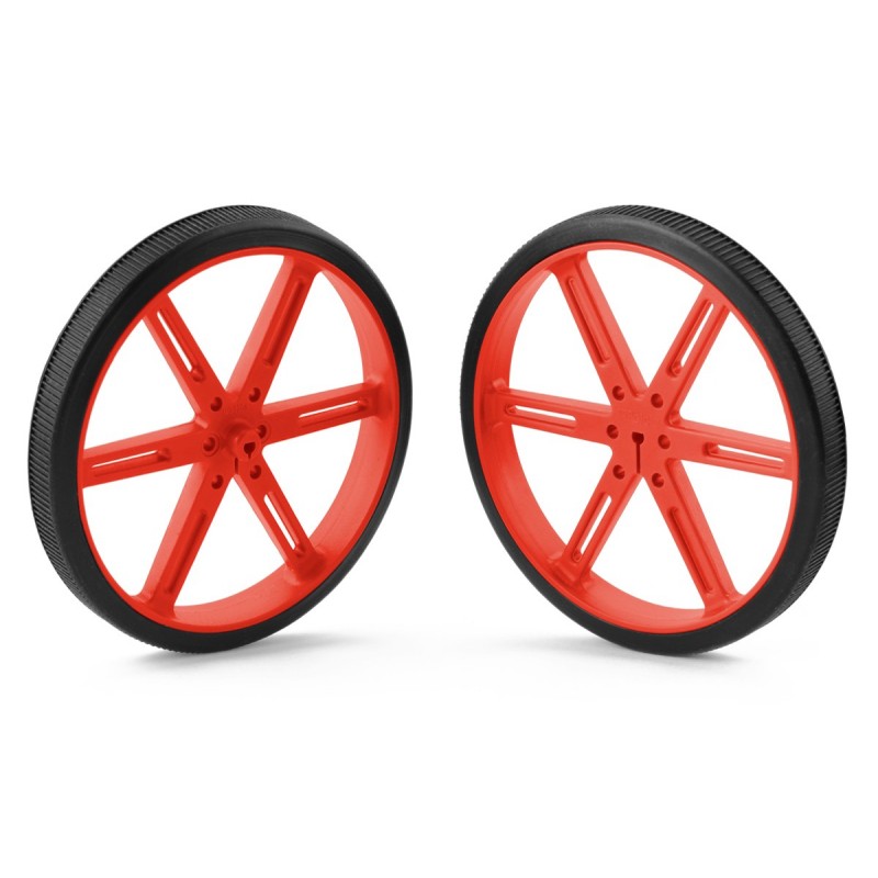 Pololu wheels 90x10mm (red)