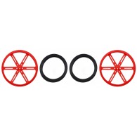 Pololu wheels 90x10mm (red)