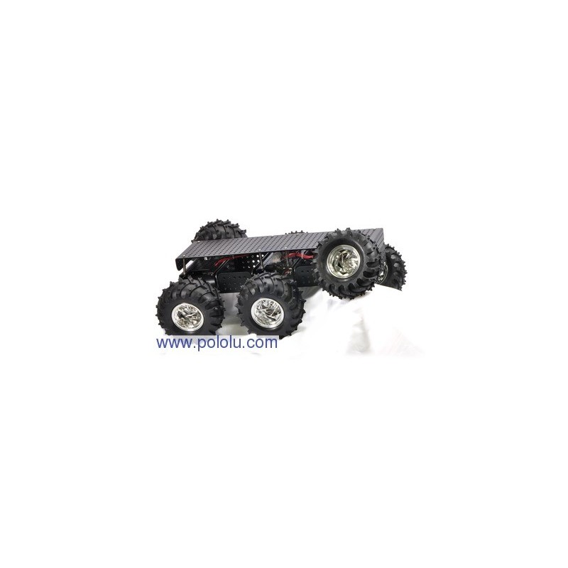 Podwozie Dagu Wild Thumper 6WD, czarne, 34:1