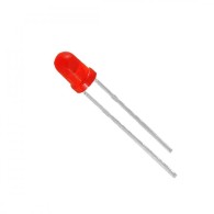 LED 3mm red - 10 pcs.