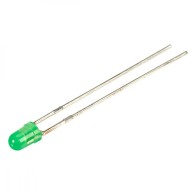 LED 3mm green - 10 pcs.