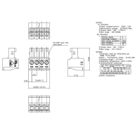 KF2EDGK - Female terminal block, 7-pin, pitch 3.5 mm - 5 pcs.