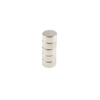 Round neodymium magnet 10x5mm - 5 pcs.