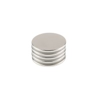 Round neodymium magnet 25x2mm - 5 pcs.