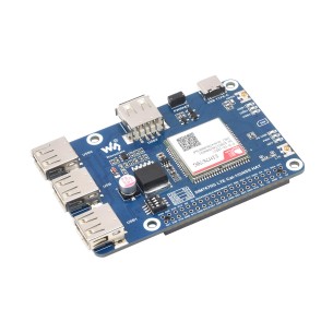 SIM7670G LTE Cat-1/GNSS HAT - expansion board with LTE Cat-1/GNSS module for Raspberry Pi