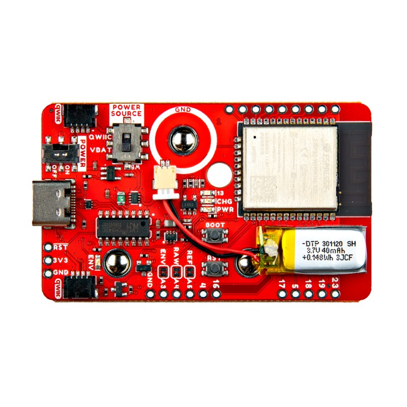 MyoWare 2.0 Wireless Shield - модуль с ESP32-WROOM для датчиков MyoWare 2.0 Muscle
