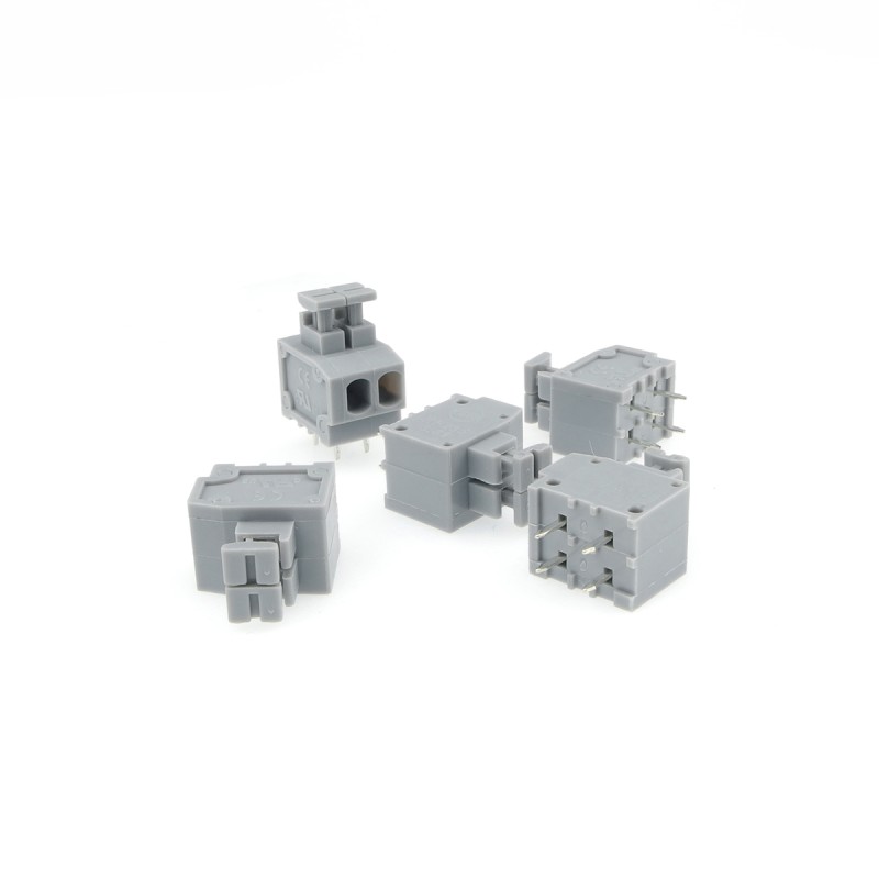 235-3.81-02P-11-00A(H) - spring terminal connector 2pin 3.81mm - 5 pcs ...