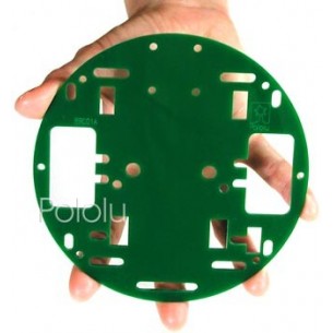 Pololu Robot Chassis RRC01A - chassis for building a mobile robot (green)