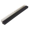 Contact strip 2.54mm angled 2x40, black - 10 pcs.